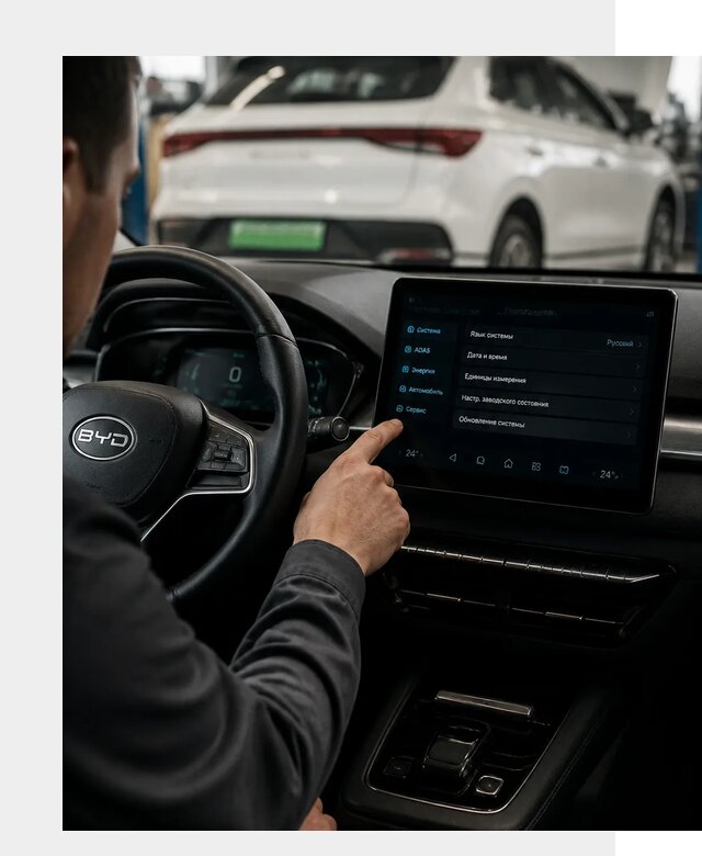 Русификация BYD E2 в Таганроге от 15170 р. | ФастМобиль-Тгн под ключ